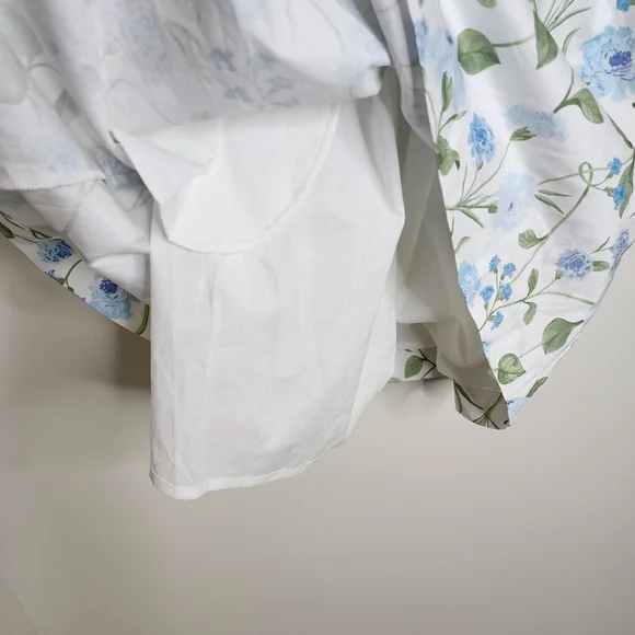 Hill House Ophelia Floral Puff Sleeve Mini Dress Small Cottagecore Picnic Boho - Picture 8 of 16